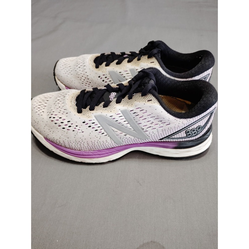 New Balance 880v9 Women’s 6 White Purple W880WT9 Running Athletic Preppy Shoes
